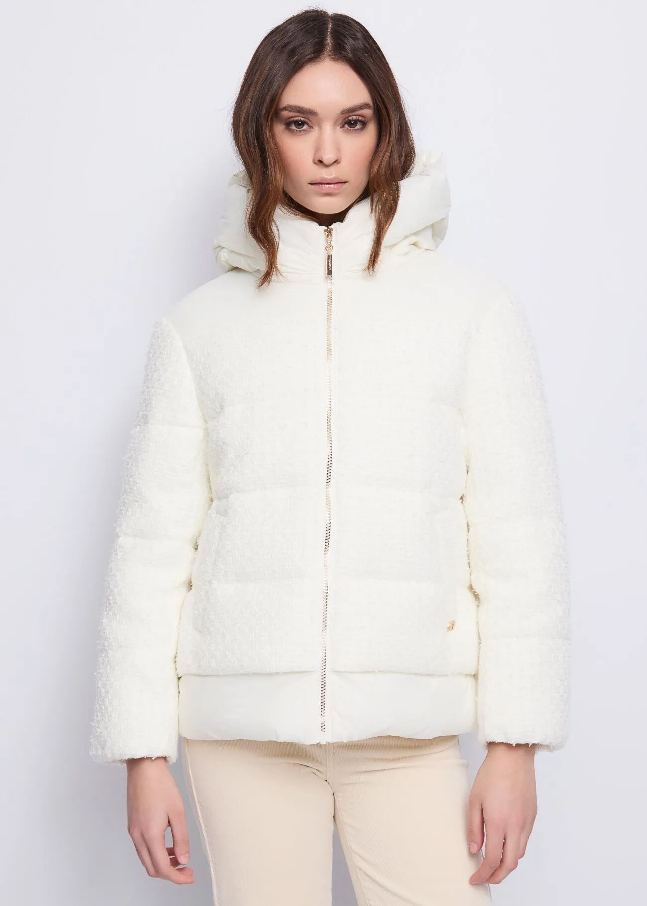 Gaudi' Women's Quilted Down Jacket with Hood