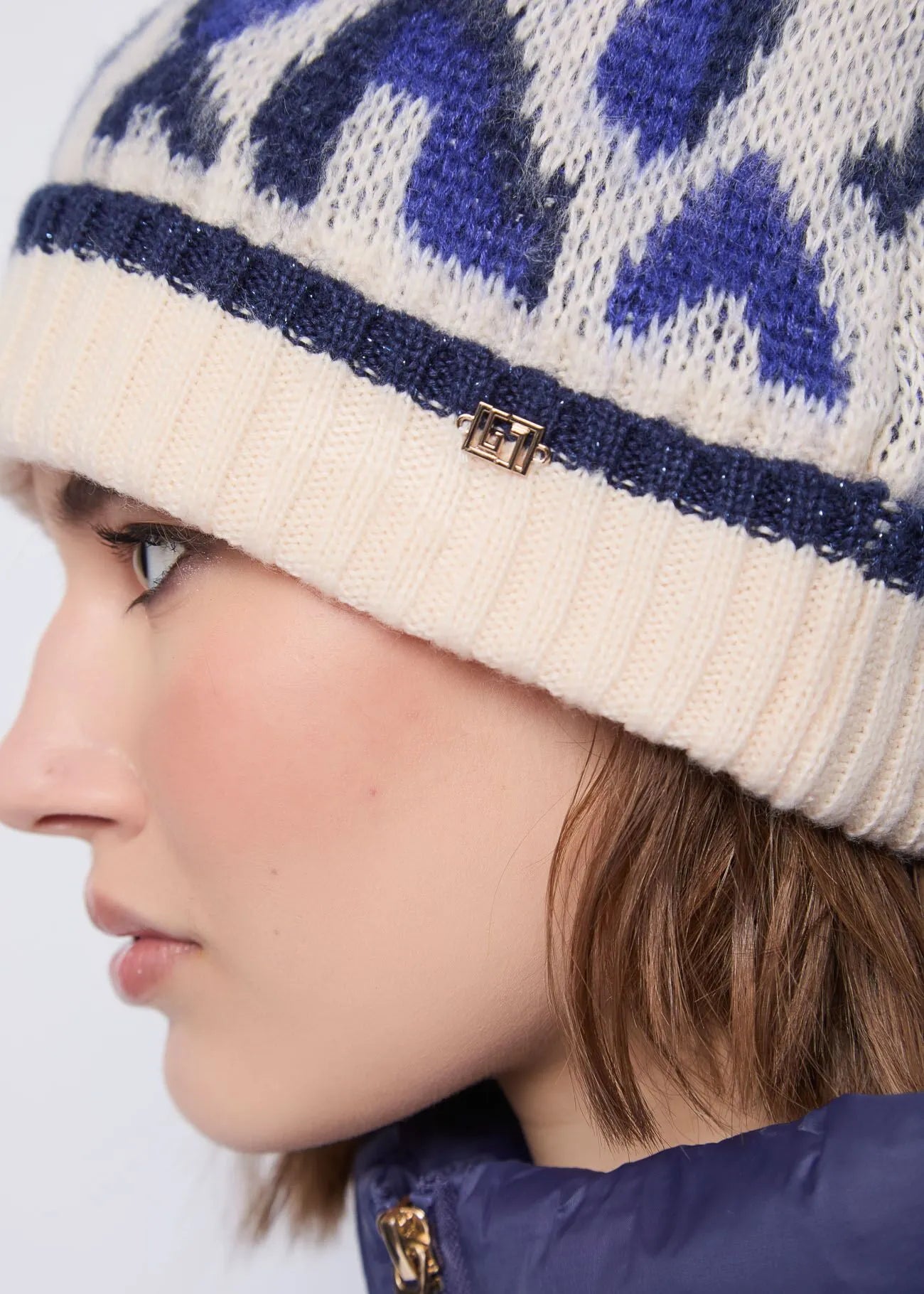 Gaudì women's jacquard beanie hat