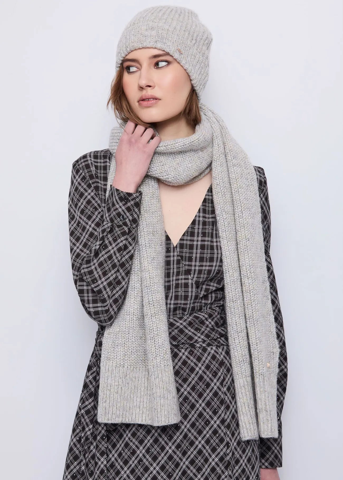 Gaudì women's scarf in lurex yarn