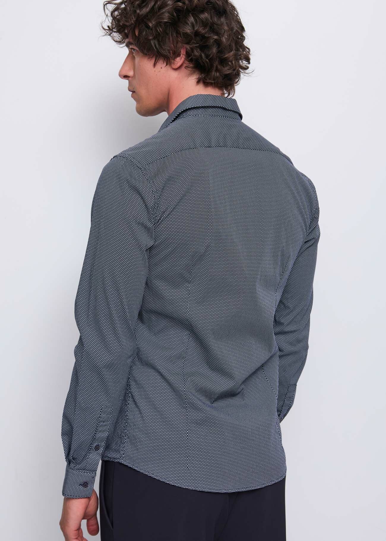 Gaudì printed cotton slim shirt