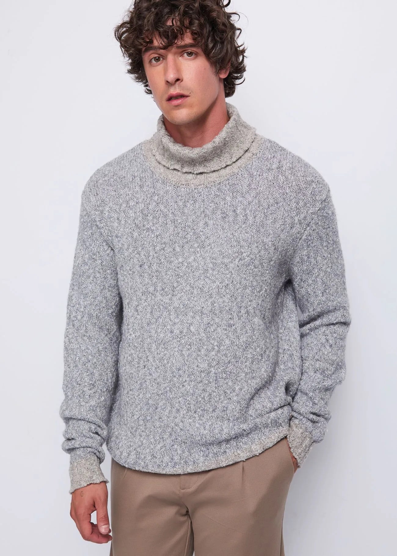 Gaudì cotton turtleneck sweater