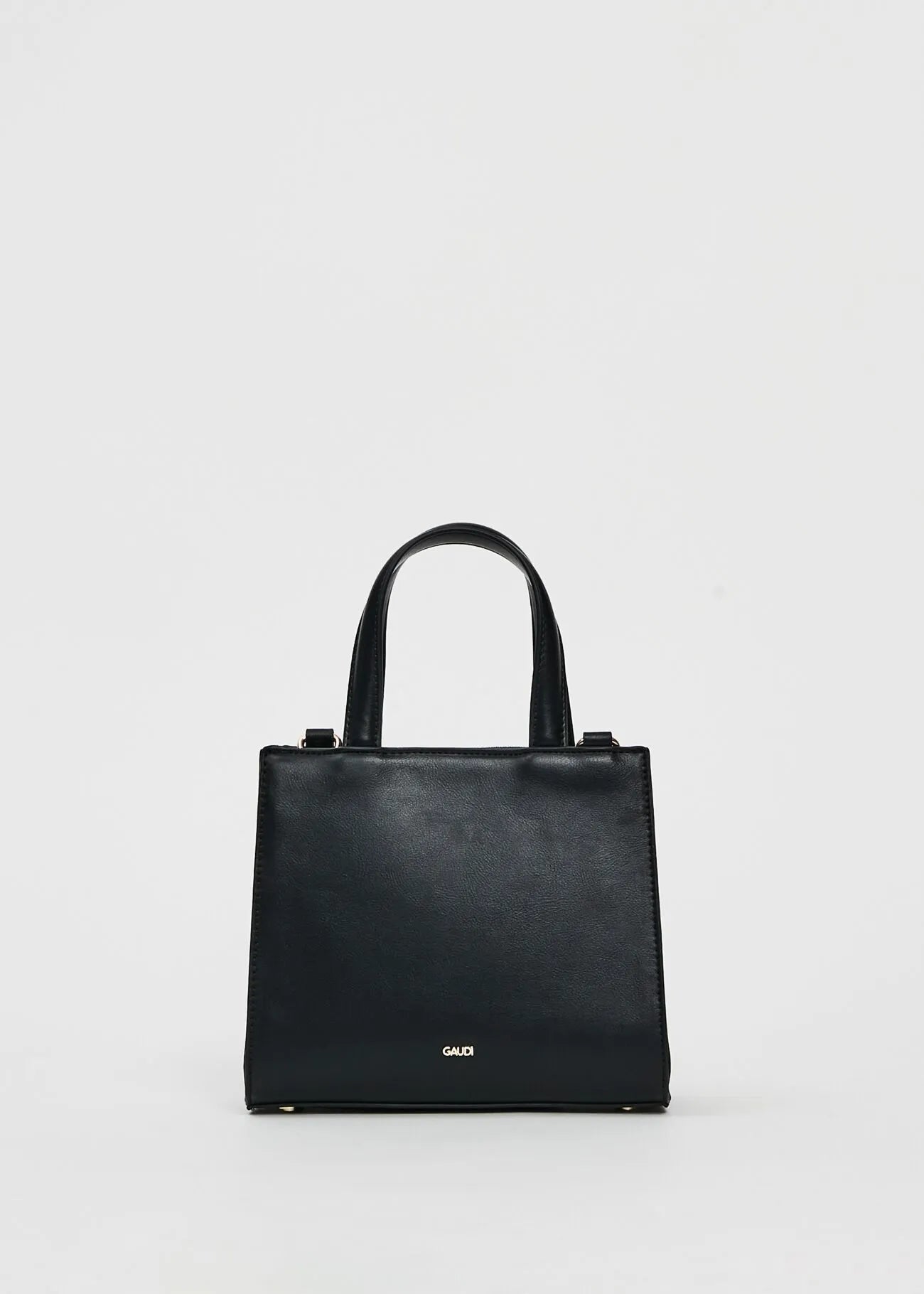 Gaudì black velvet top handle bag
