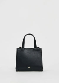 Gaudì black velvet top handle bag