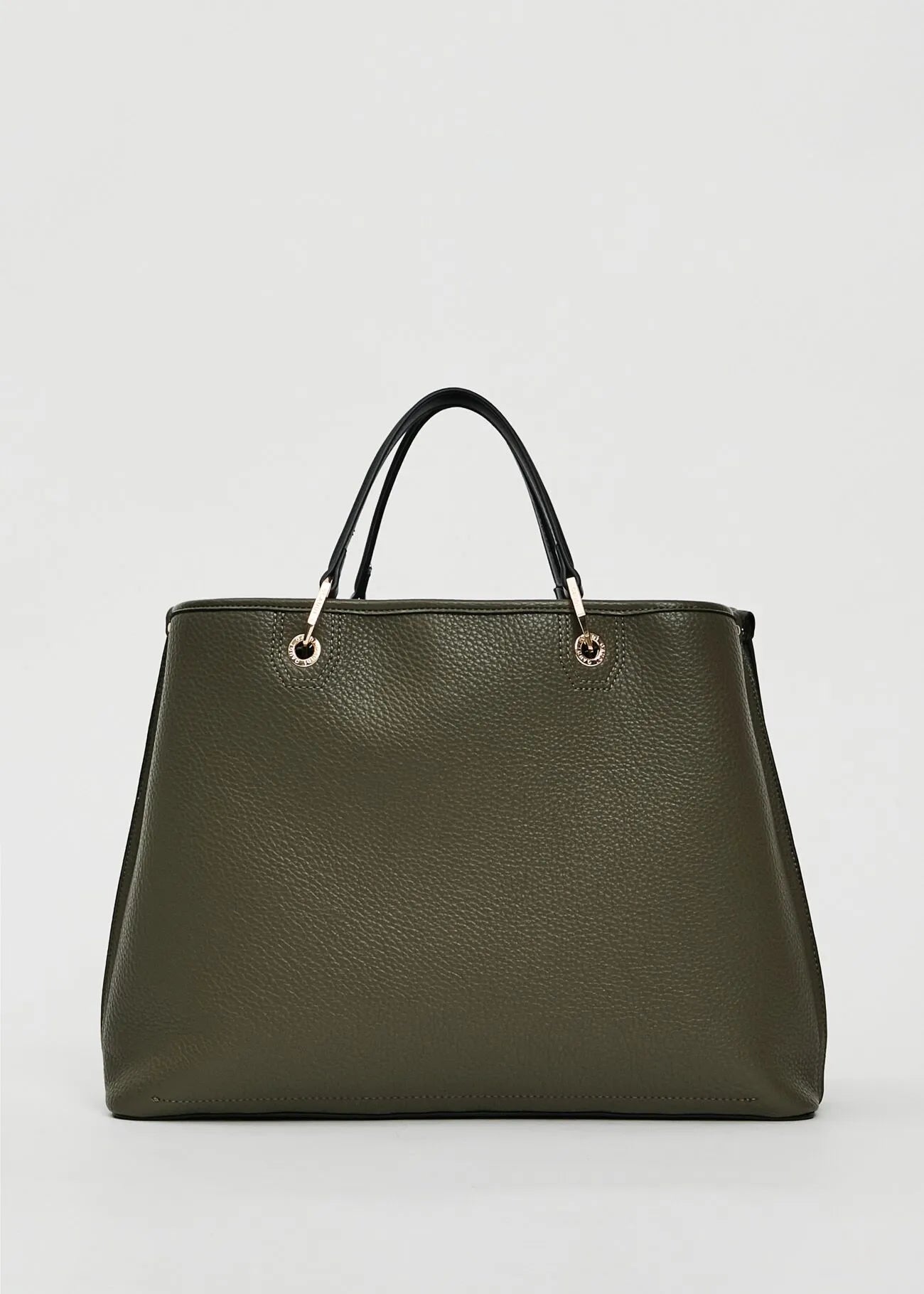Gaudì green faux leather top handle bag