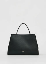 Gaudì black faux leather top handle bag