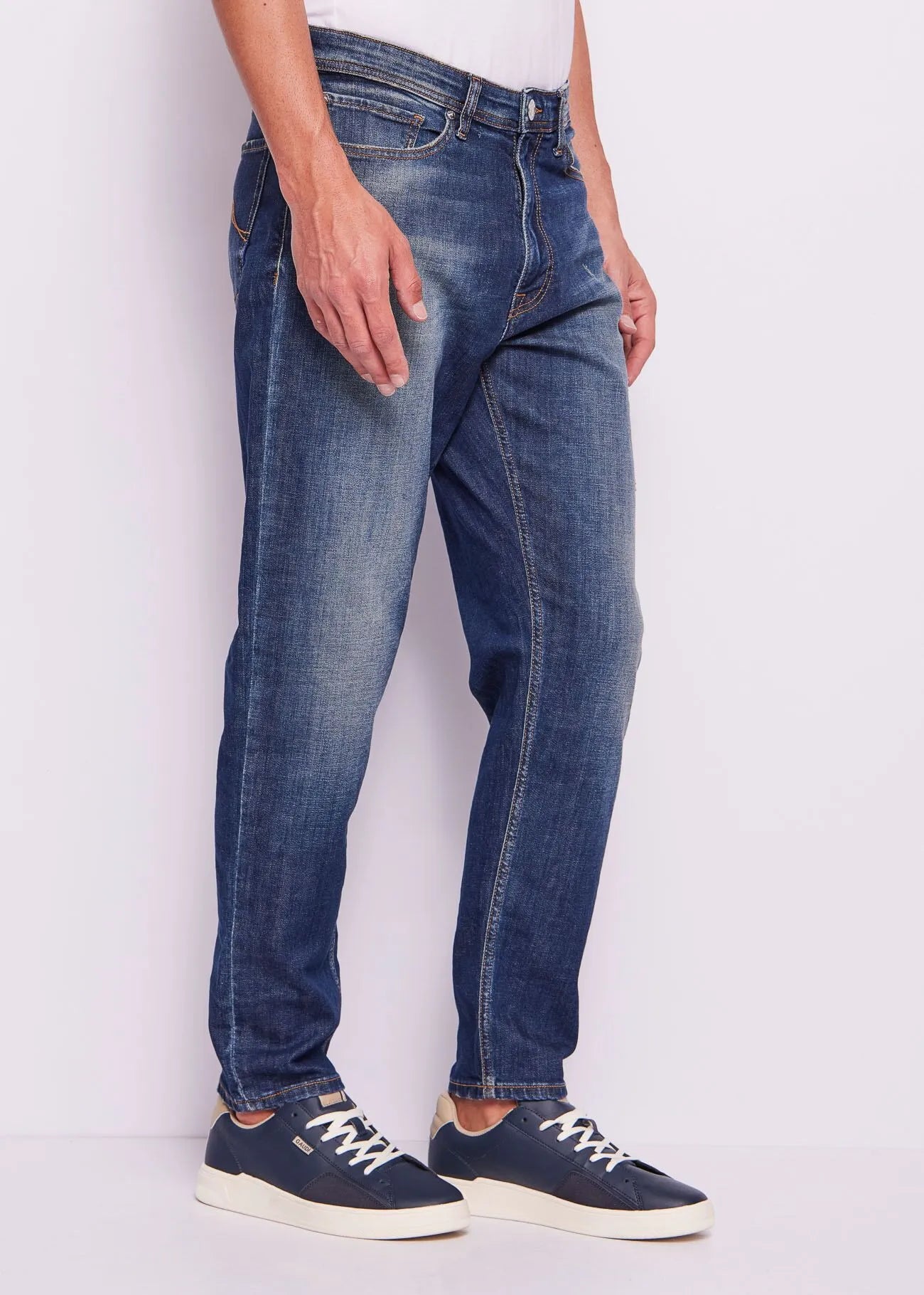 Jeans uomo tapared in cotone used Gaudì
