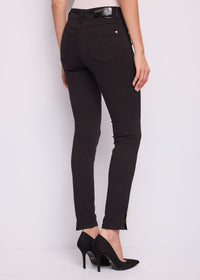 Pantaloni skinny da donna in twill