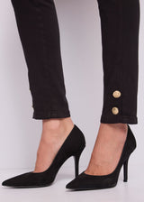 Pantaloni skinny da donna in twill