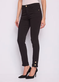 Pantaloni skinny da donna in twill