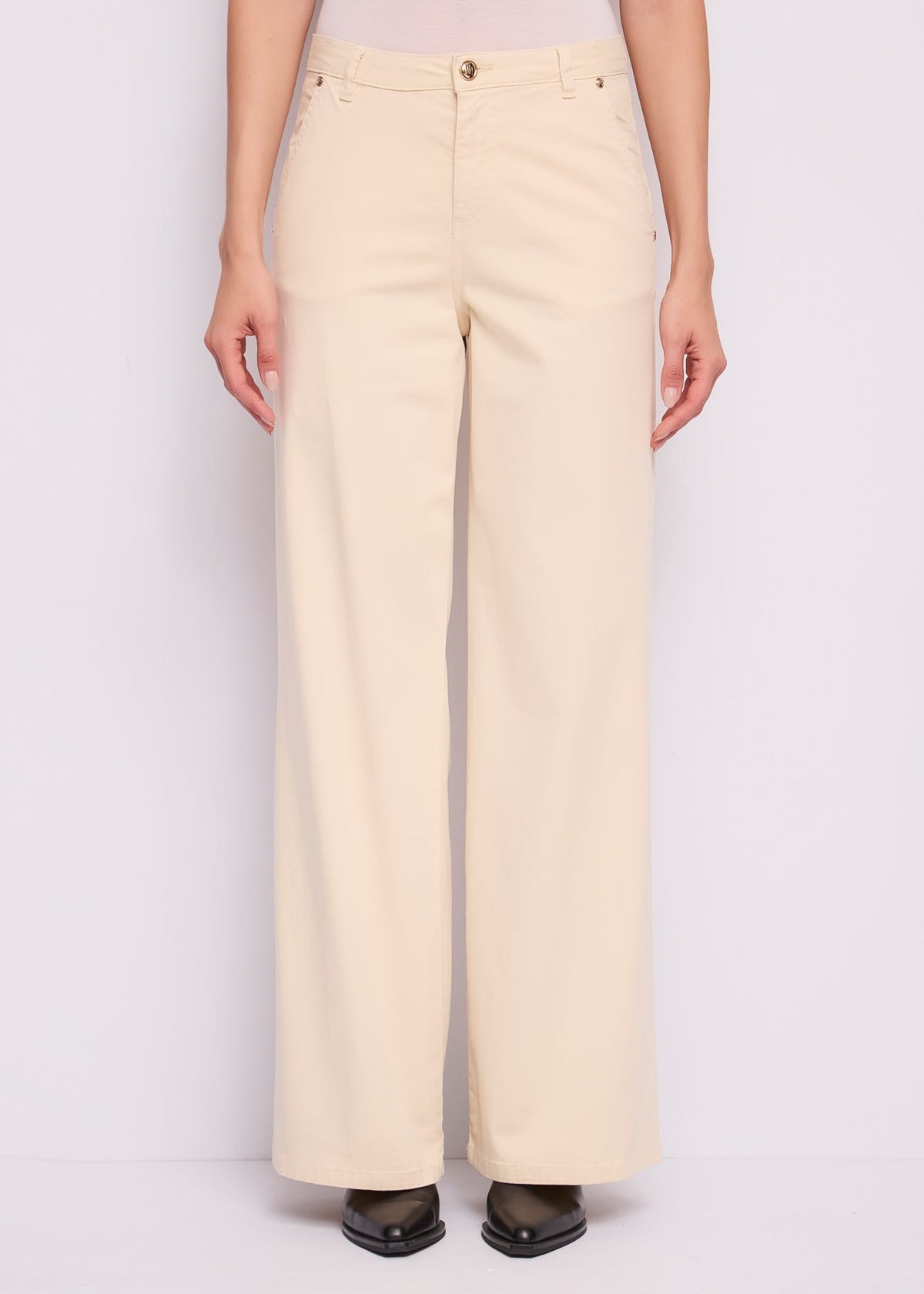 Pantaloni da donna in cotone elasticizzato