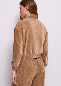 Giacca da donna con collo alto e zip