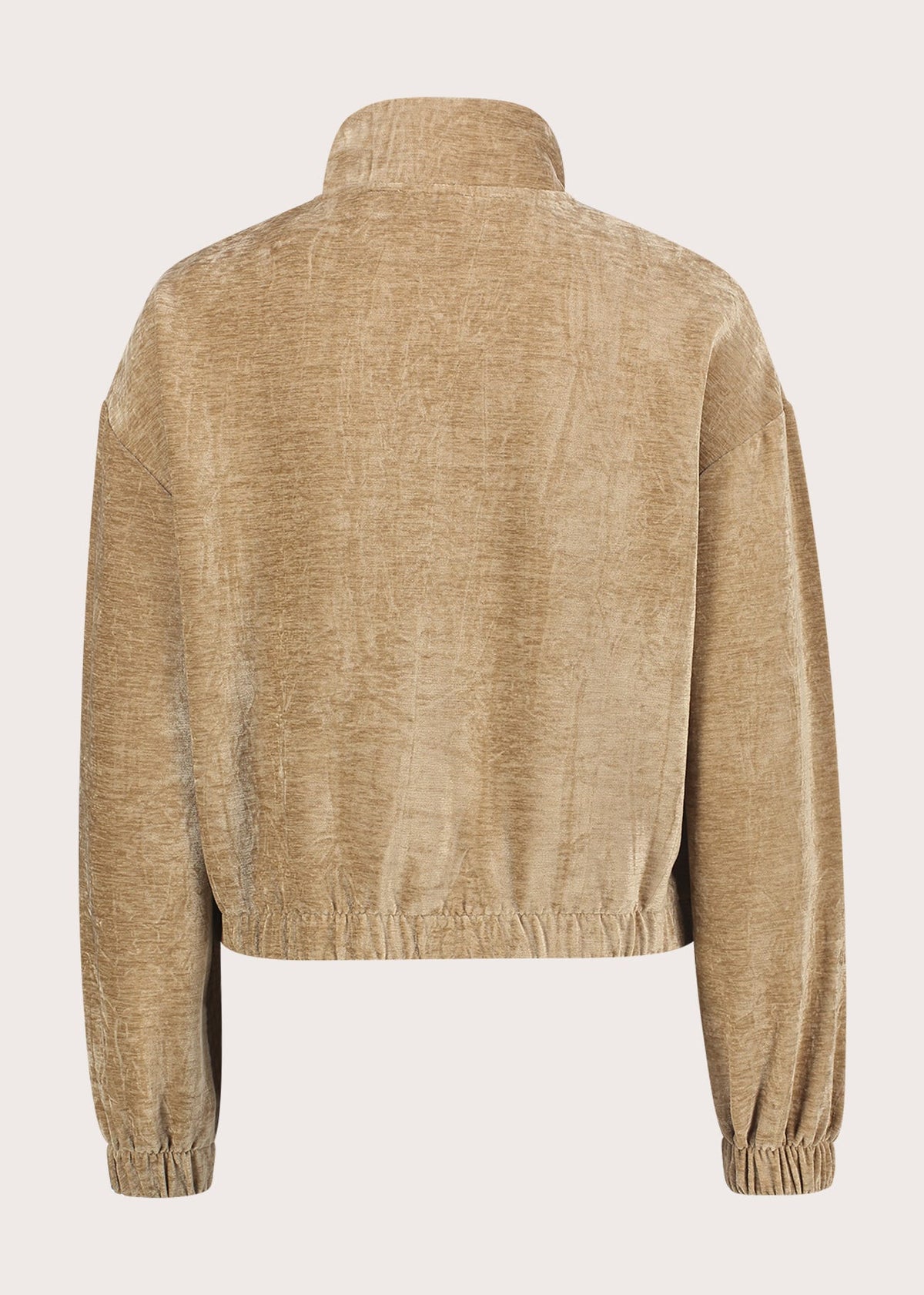 Giacca da donna con collo alto e zip