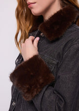 Giacca da donna in denim di cotone
