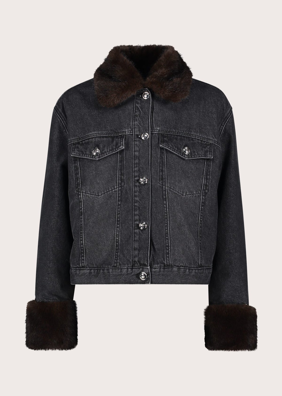 Giacca da donna in denim di cotone