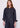 Giacca da donna in denim con bottoni dorati
