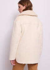 Cappotto da donna con pelliccia sintetica