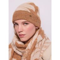 Berretto beanie donna floreale
