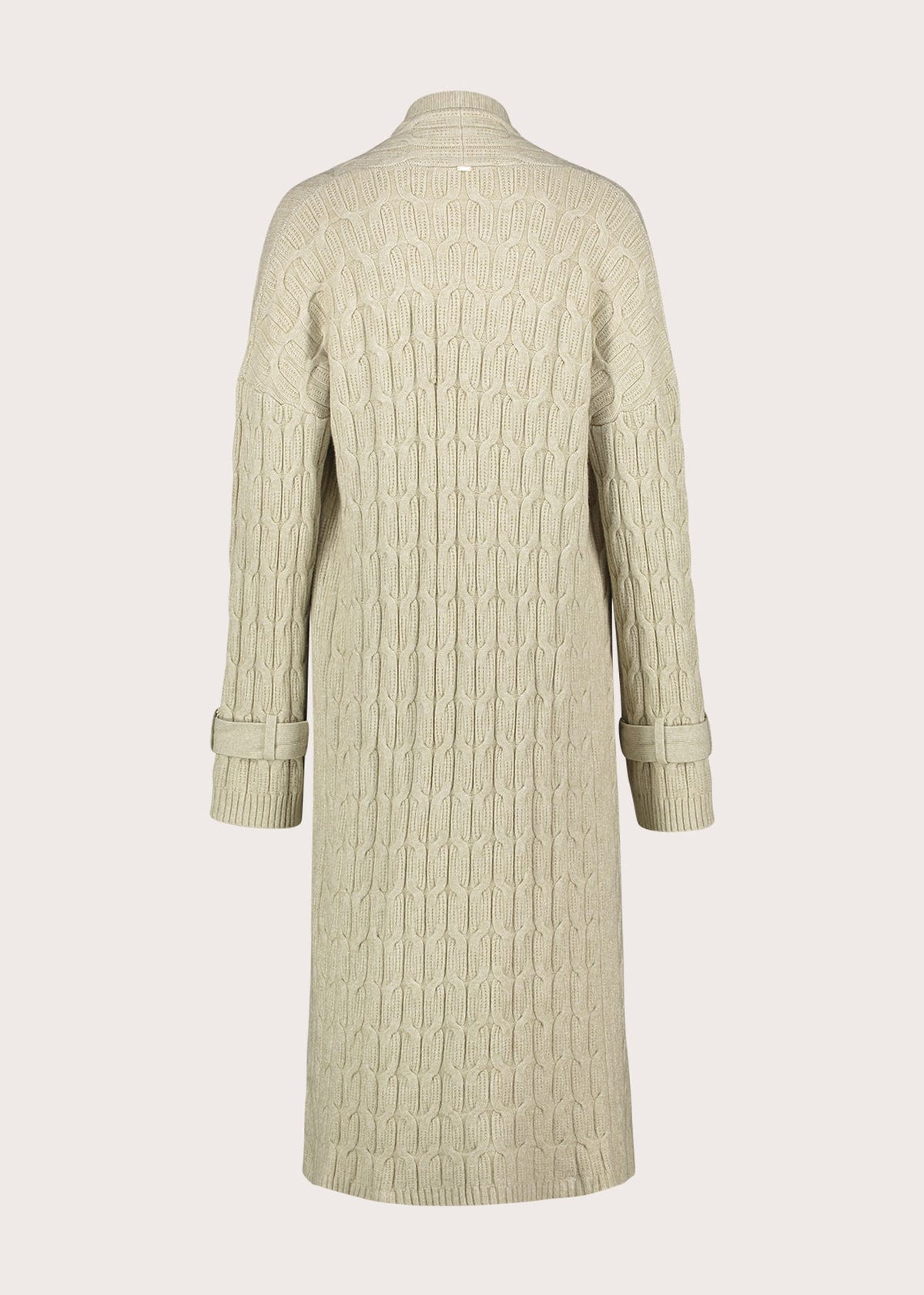 Cardigan da donna in maglia a trecce