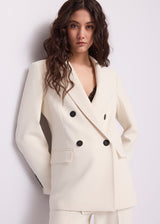 Blazer da donna con revers a lancia