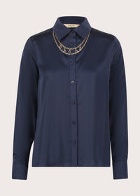 Camicia da donna con collana a catena
