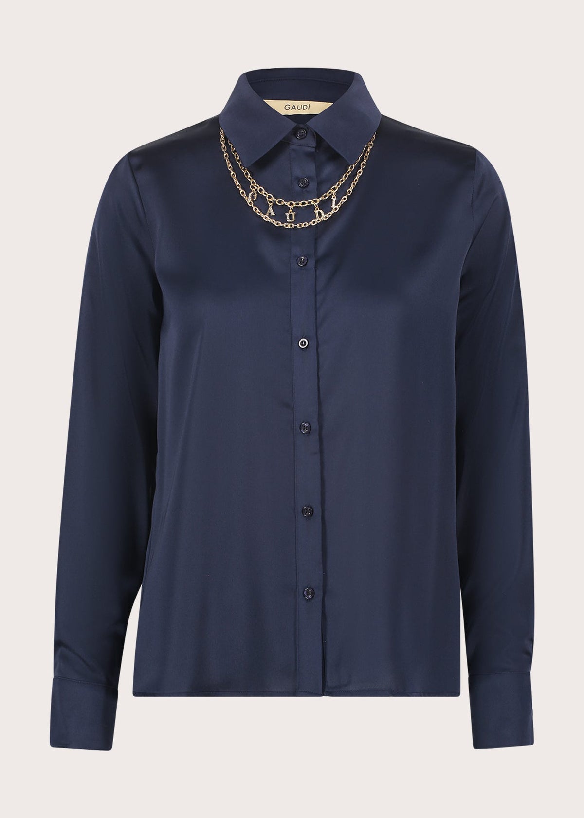 Camicia da donna con collana a catena