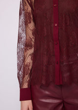 Camicia da donna con collo a foulard