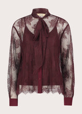 Camicia da donna con collo a foulard