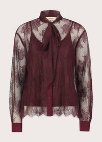 Camicia da donna con collo a foulard