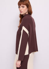 Maglia da donna in filato color block