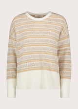 Maglia a righe da donna con paillettes
