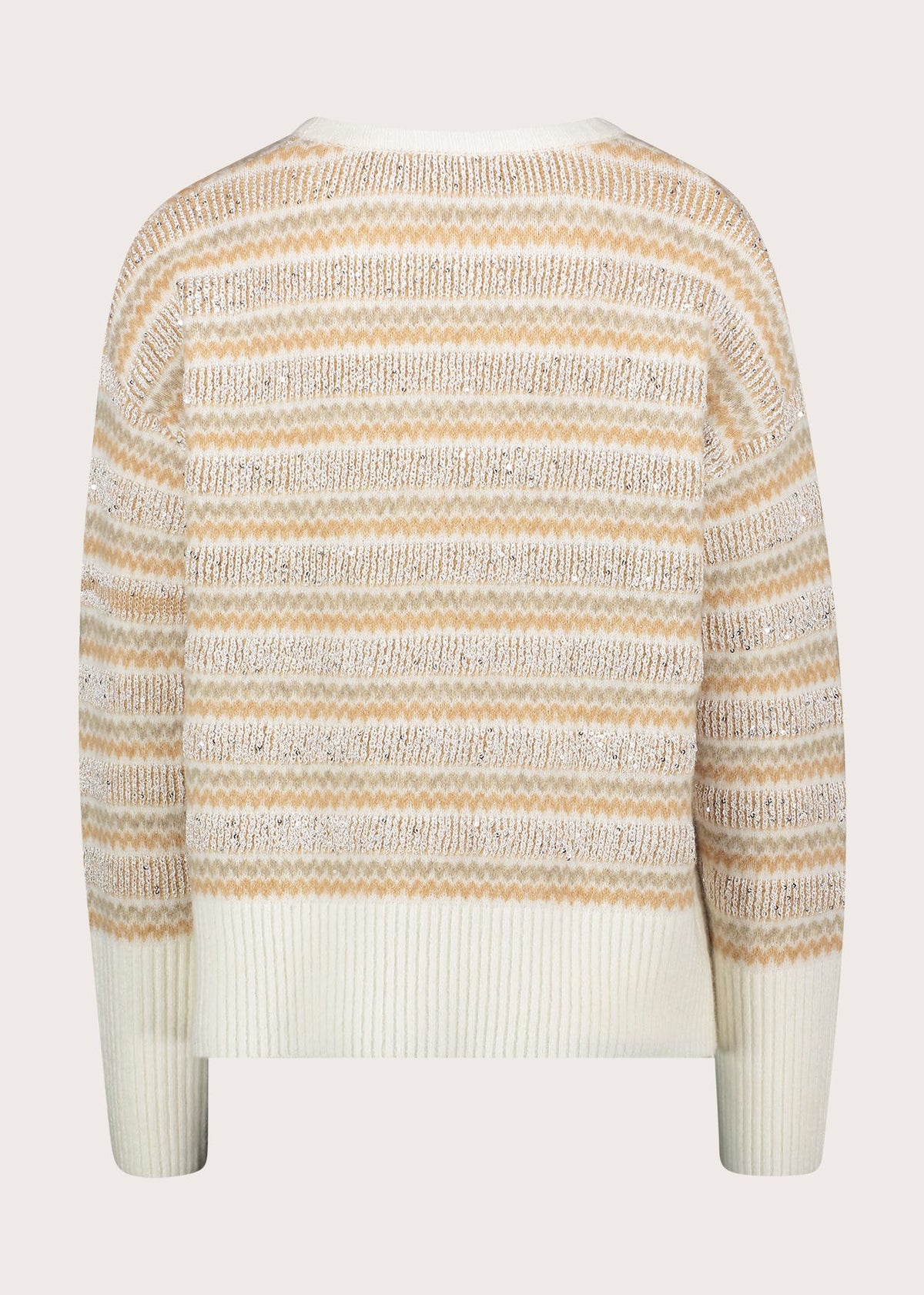 Maglia a righe da donna con paillettes