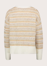 Maglia a righe da donna con paillettes