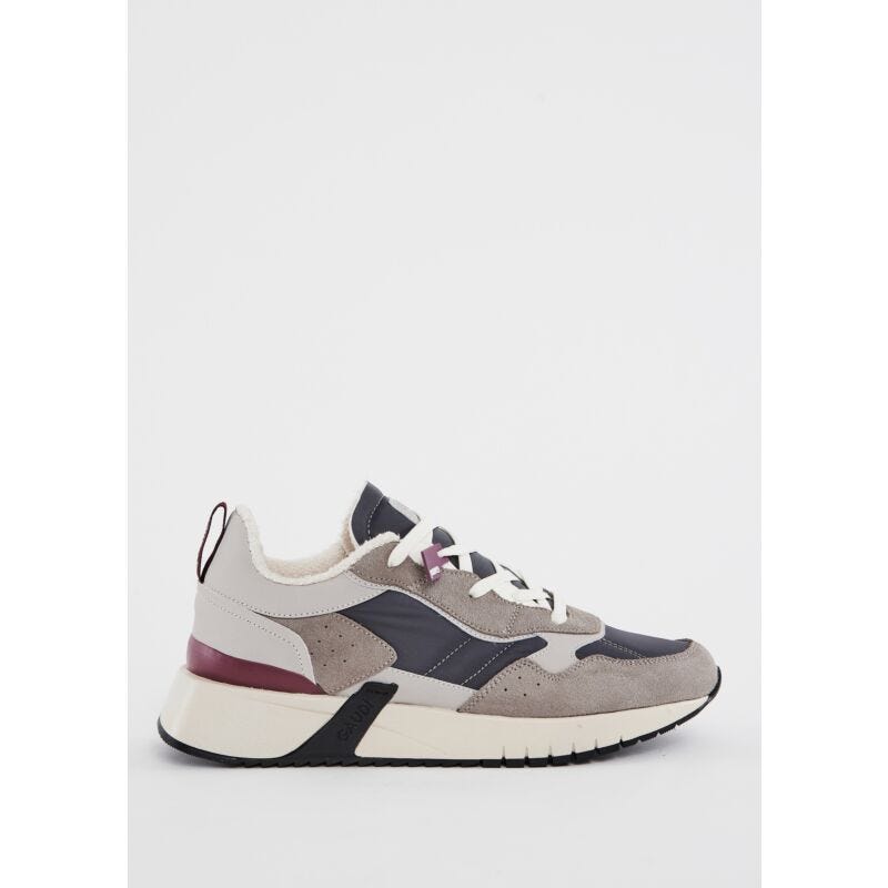 Sneaker running uomo scamosciate grigie