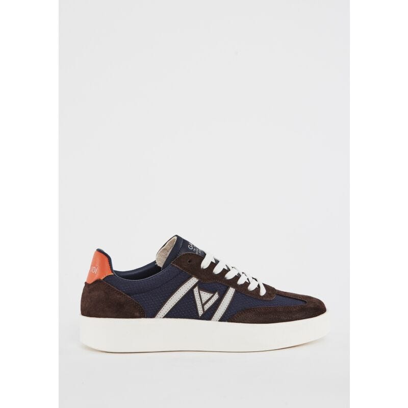 Sneaker uomo scamosciate navy