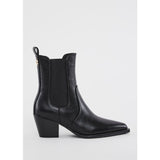 Stivaletti Chelsea donna neri in pelle