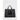 Shopping bag donna nera logo