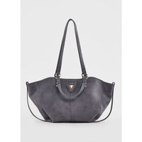 Mini shopping bag donna grigia
