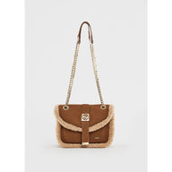 Borsa crossbody donna marrone
