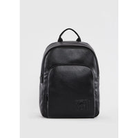 Zaino uomo nero in similpelle