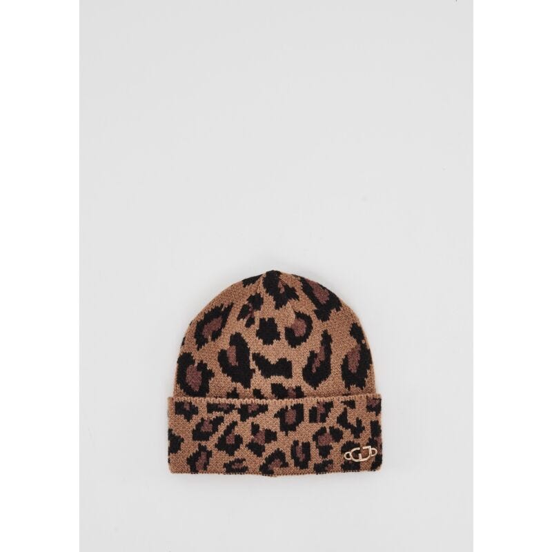 Berretto beanie donna animalier