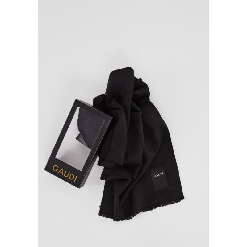 Cofanetto sciarpa uomo nero