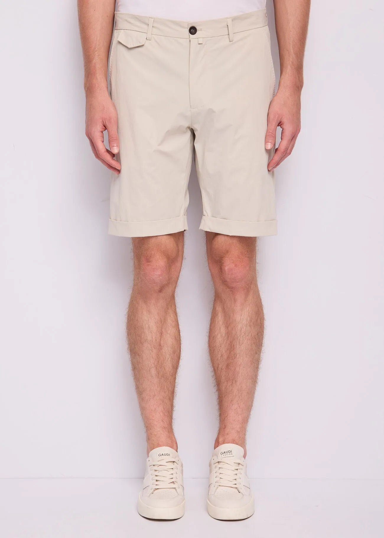 Shorts grigi in nylon Gaudì