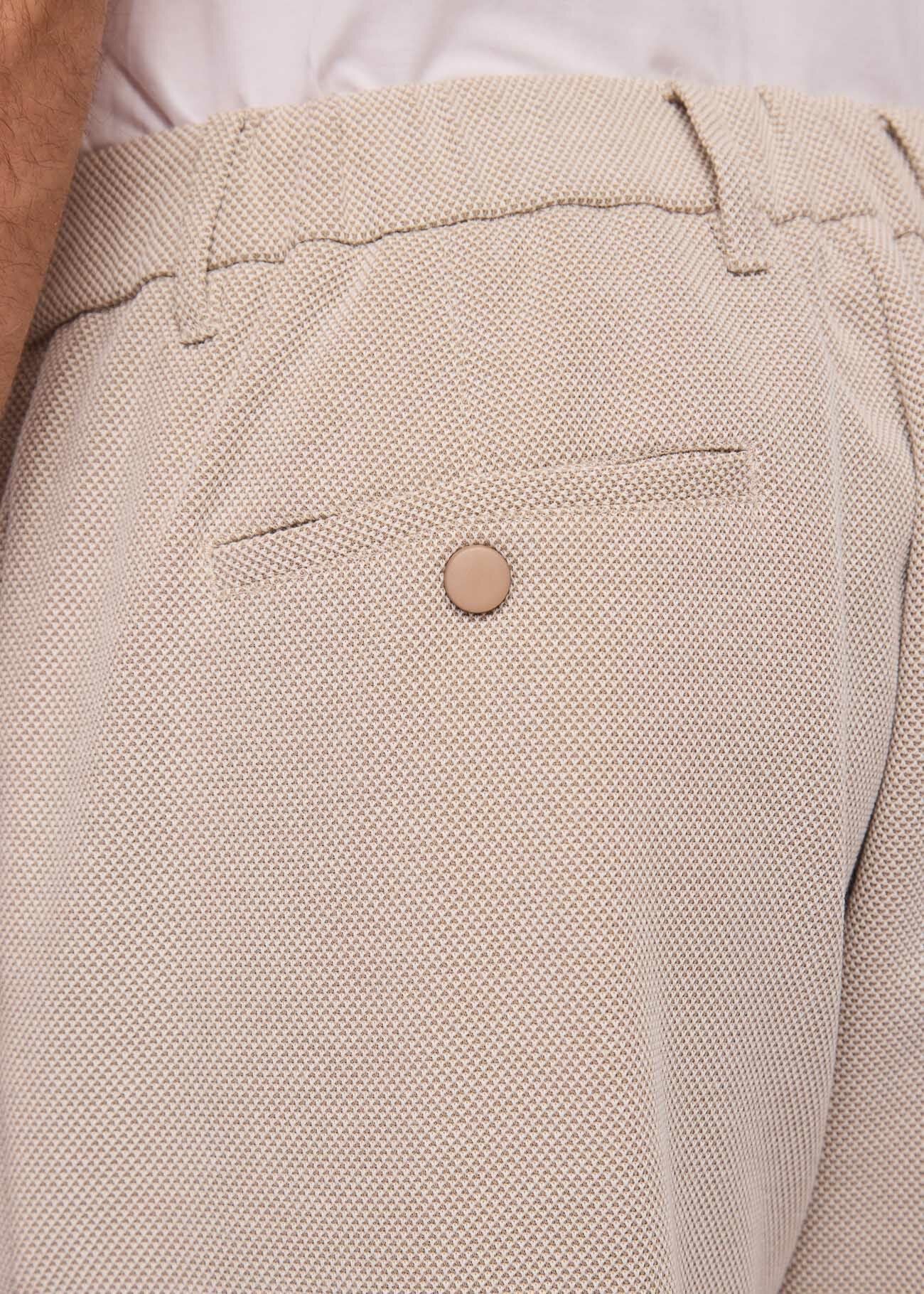 Pantaloni in cotone jacquard Gaudì