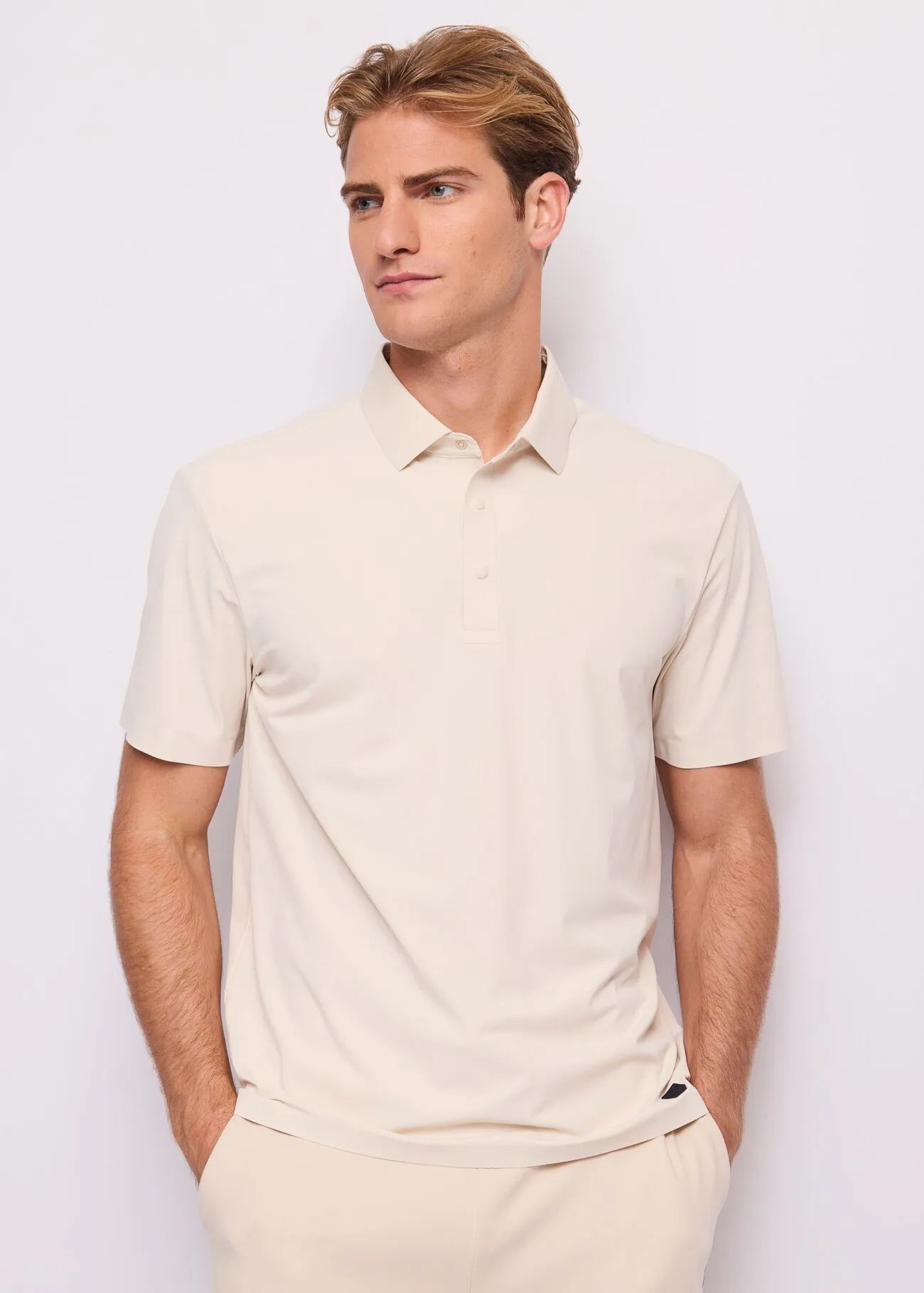 Polo beige in nylon Gaudì