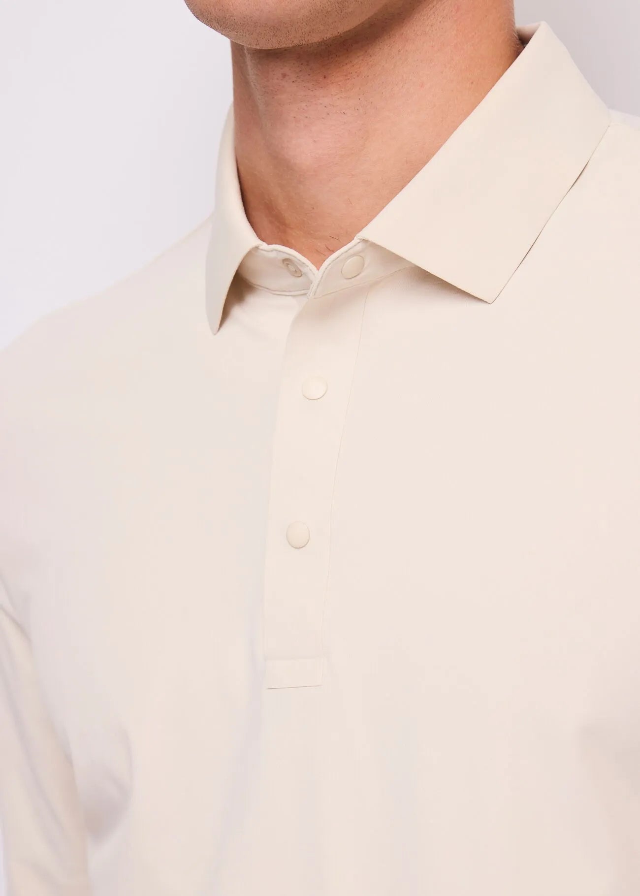 Polo beige in nylon Gaudì