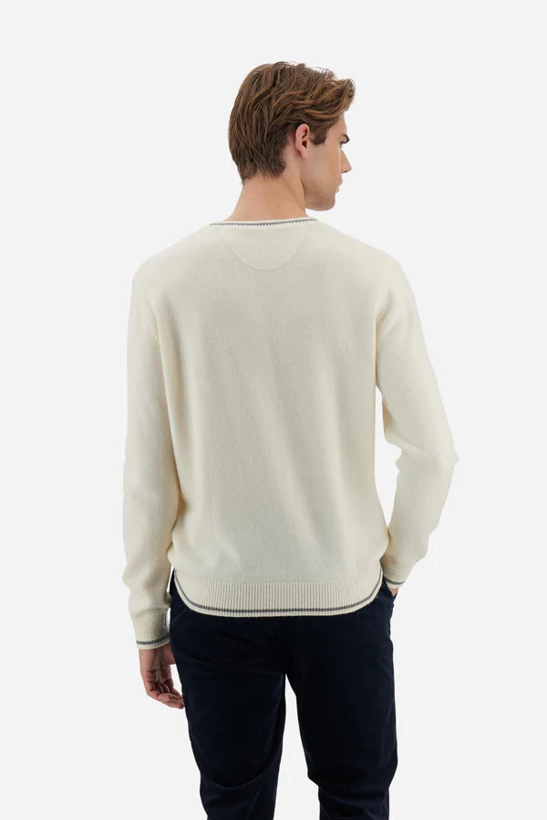 Men's Iconic Lambswool Crew Neck Sweater - Brenie