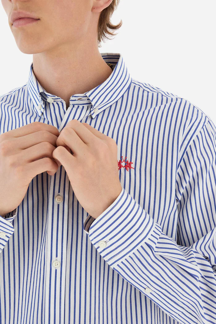 La Martina regular fit poplin cotton shirt