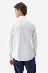 La Martina slim-fit cotton shirt with French collar