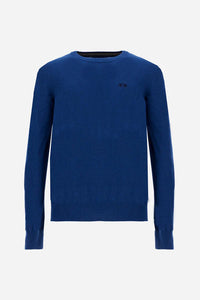Men's Crew Neck Wool Blend Sweater - Blaze La Martina
