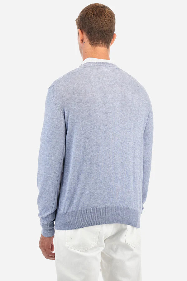 Regular fit cotton and wool sweater - Zayden La Martina